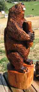 Beaver Chainsaw Carving