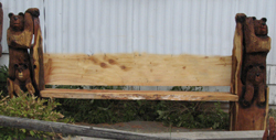 Bears Holding Bench
