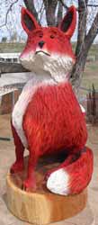 Red Fox Carving