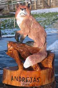 Fox Carving