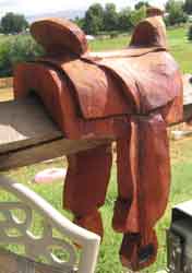 Saddle carving